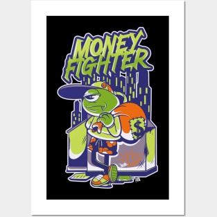 money fighter Posters and Art